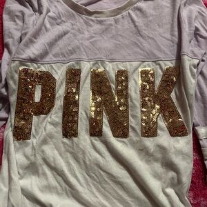 VS Pink Sequin Top
